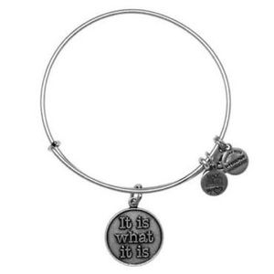 Alex and Ani | it is what it is charm bracelet